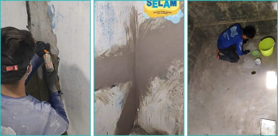 Servicios Reparación de grietas en cisternas SELAM