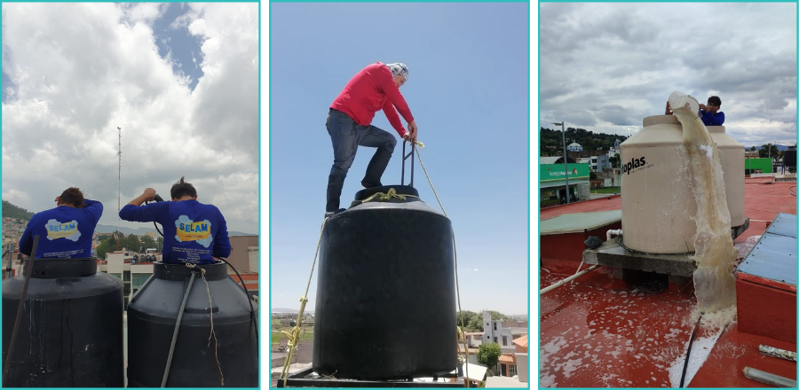Servicios Lavado de tinacos SELAM